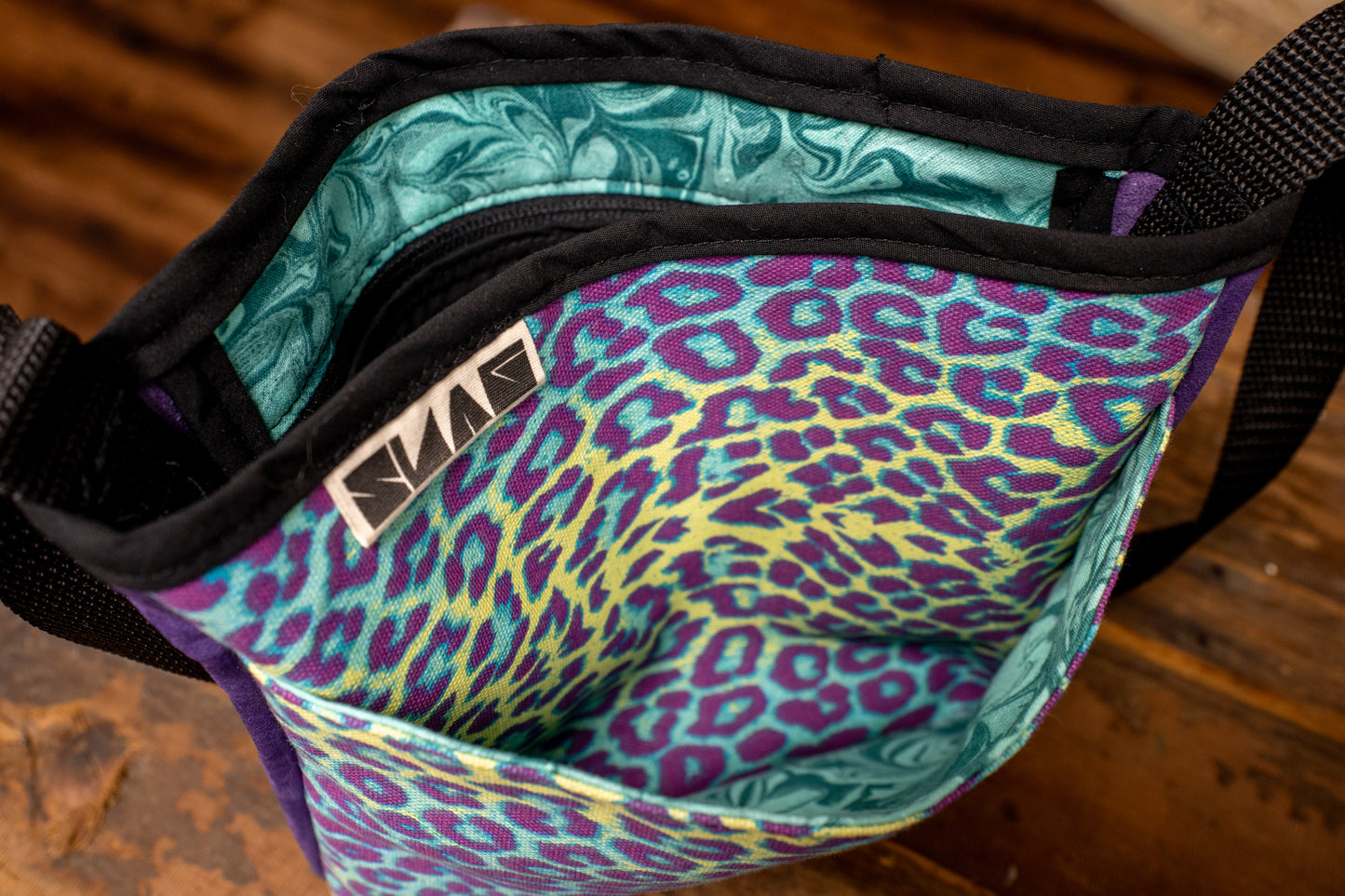 Neon Cheetah Purse
