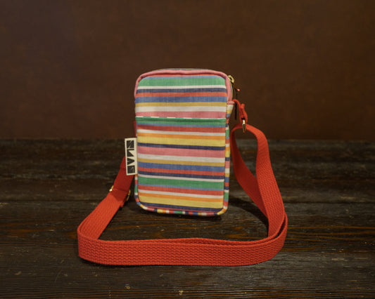 Striped Compact Cross-body