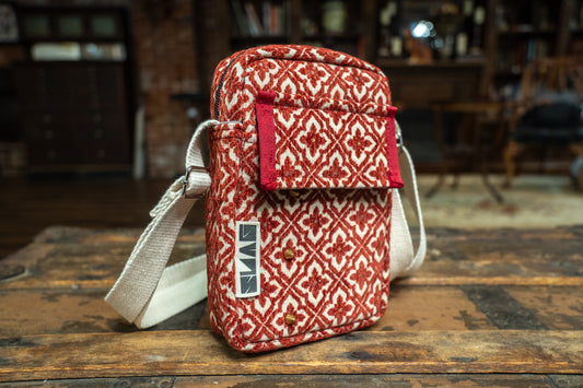 Studded Upholstery Compact Crossbody