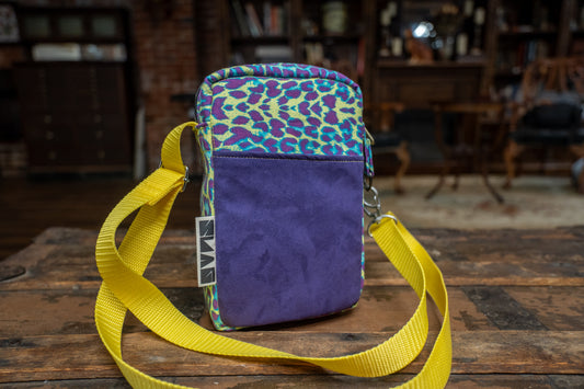 Neon Cheetah Compact Crossbody