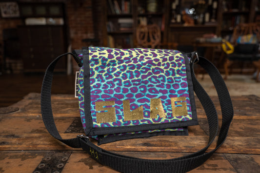 Neon Disco Cheetah Satchel