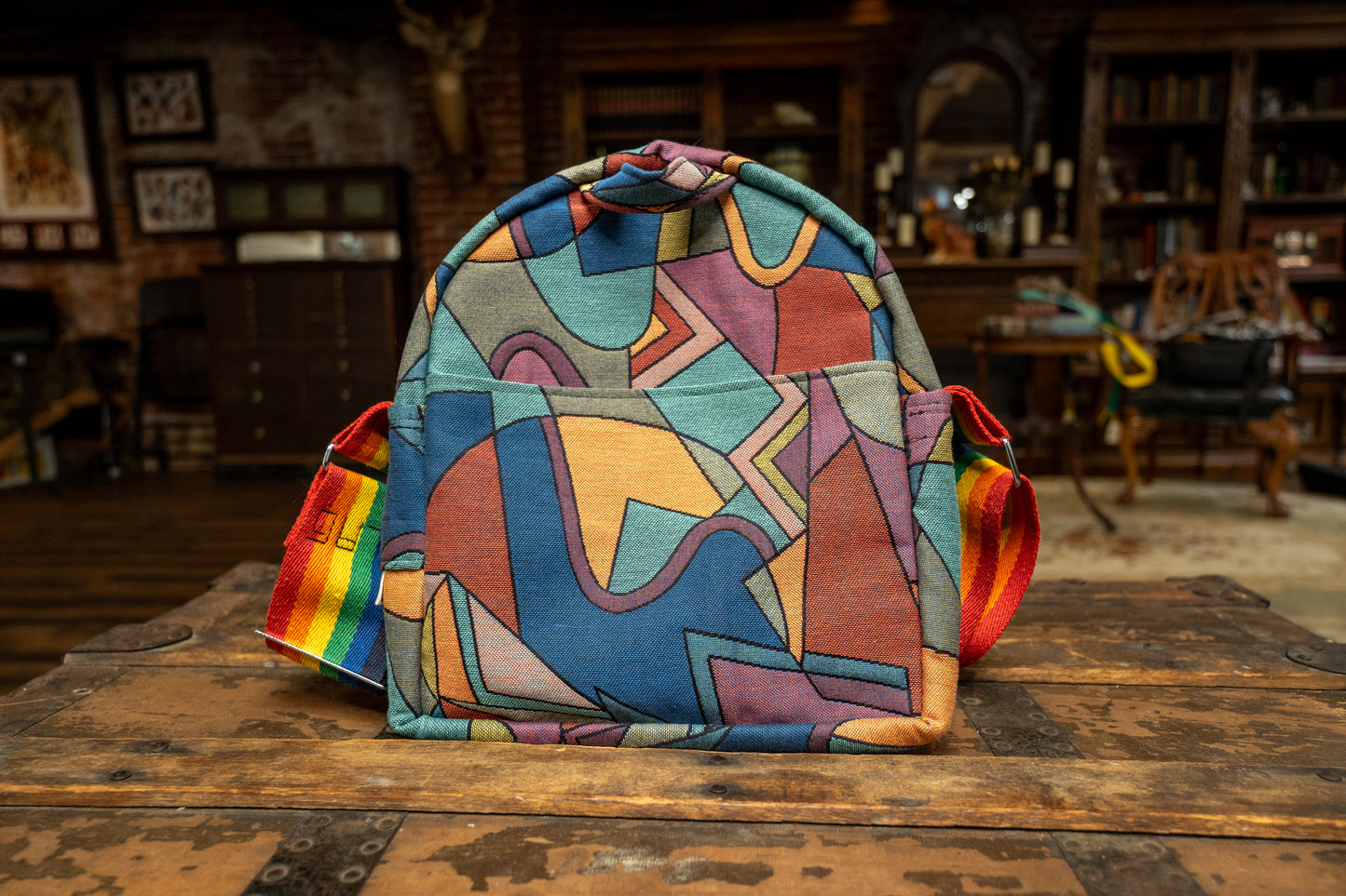 Colorblock Big Shoulder Bag