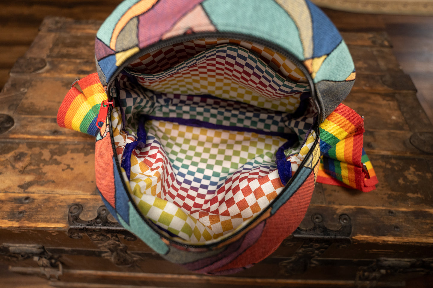 Colorblock Big Shoulder Bag