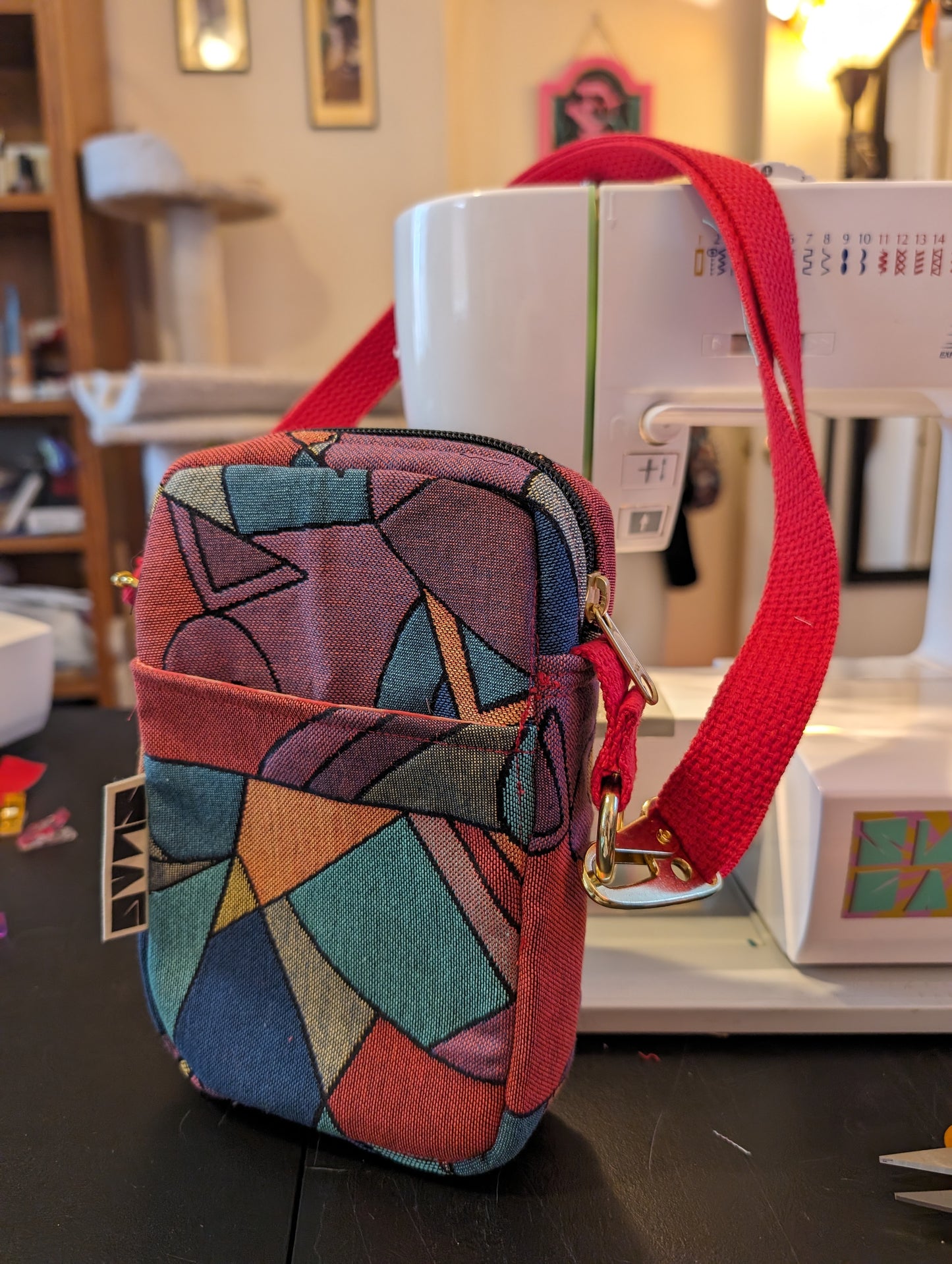 Colorblock Compact Crossbody