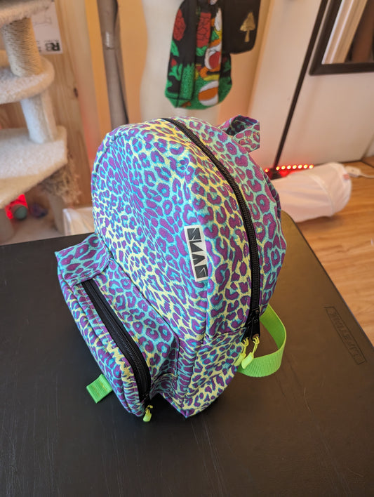 Gianna's Neon Cheetah Backpack
