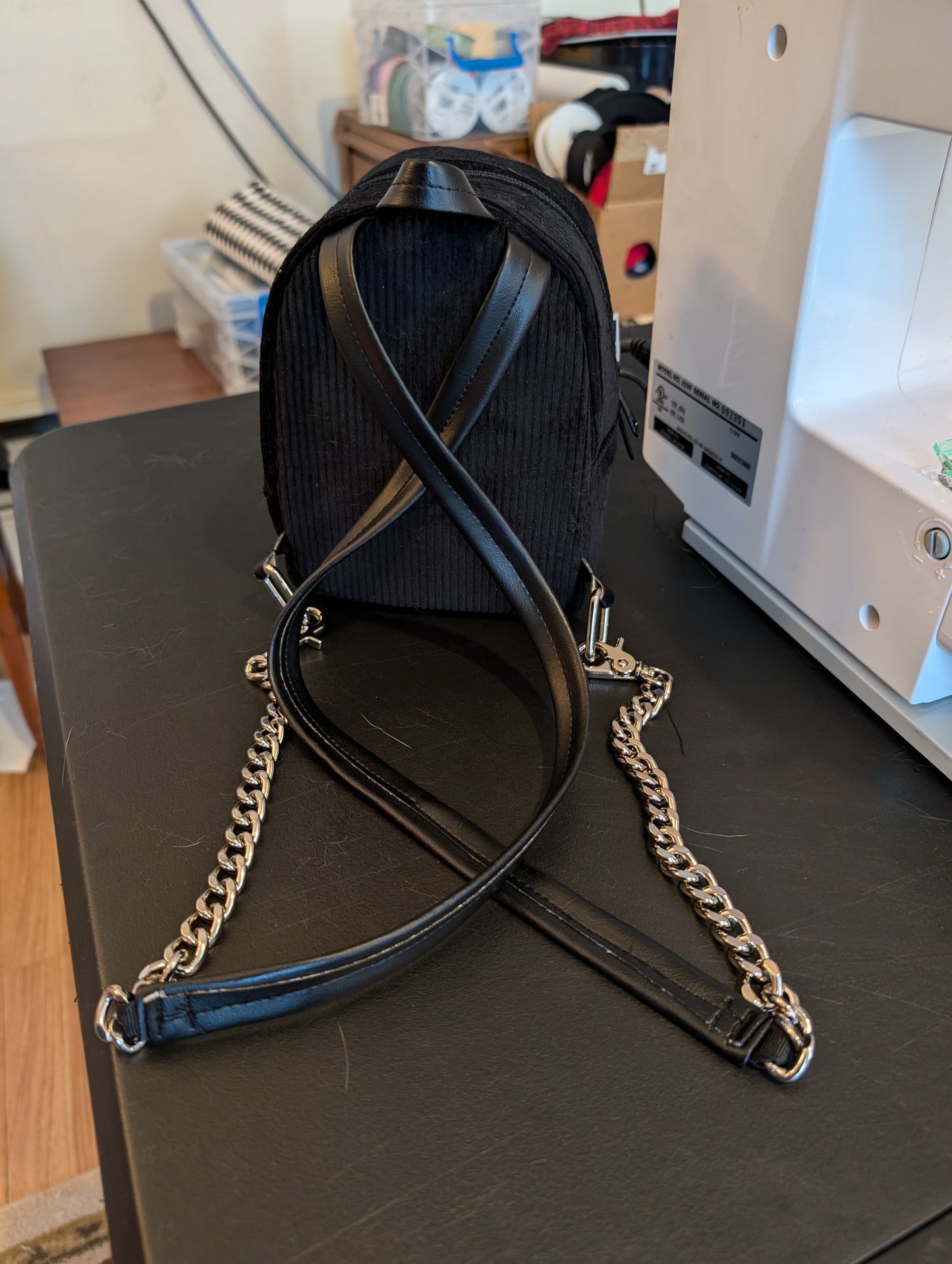 Kay's Corduroy Mini Backpack