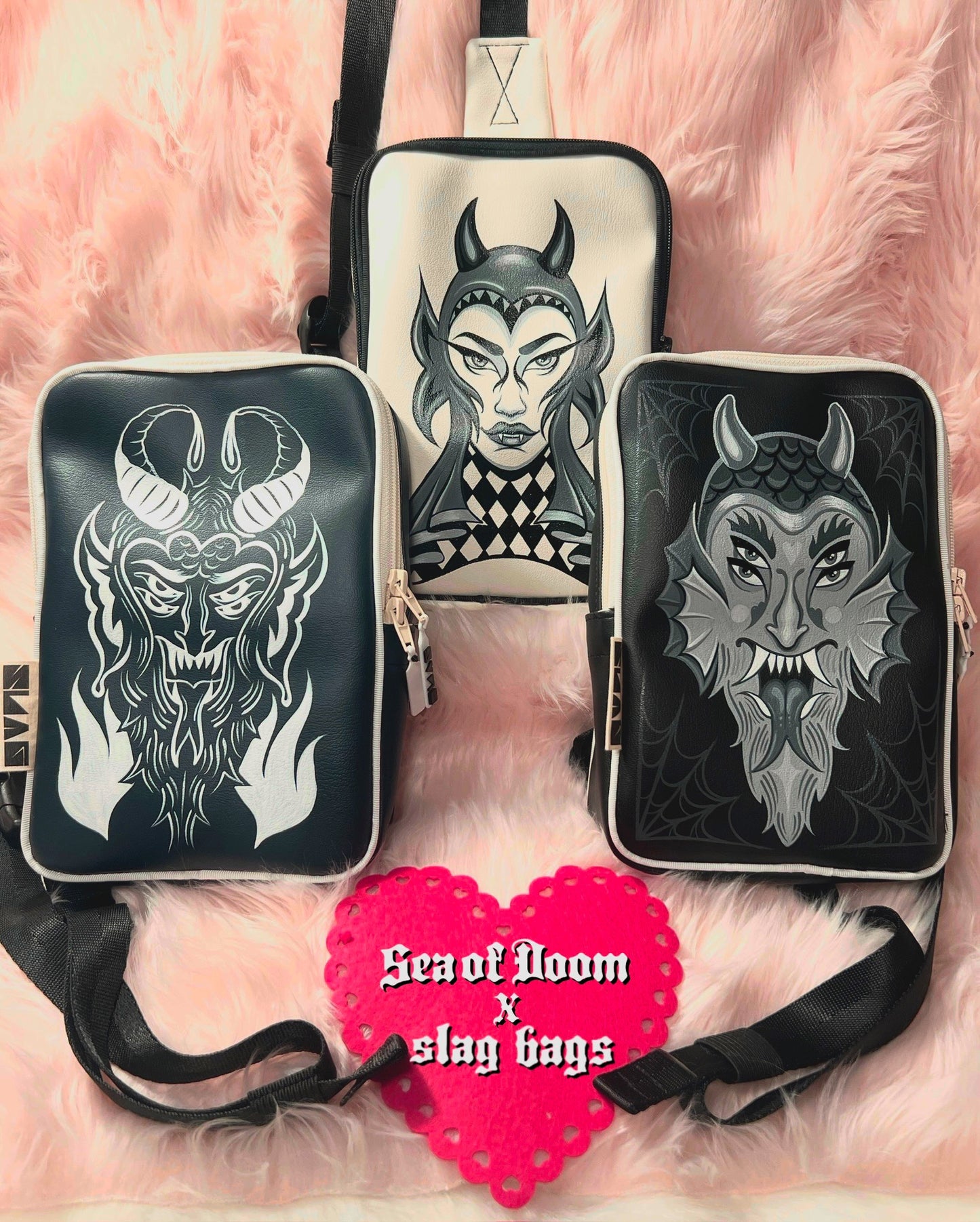 doom demon - Sea of Doom x slag bags collab